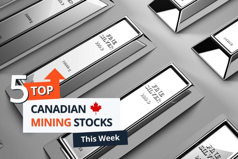  Top 5 Canadian Mining Stocks This Week: Silver Elephant Leads with Rise of Over 60 Percent