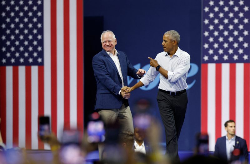  Obama rallies with Walz in Wisconsin: ‘America is ready to turn the page’