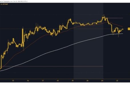 Bitcoin drops to a new weekly low on Tuesday, October 22