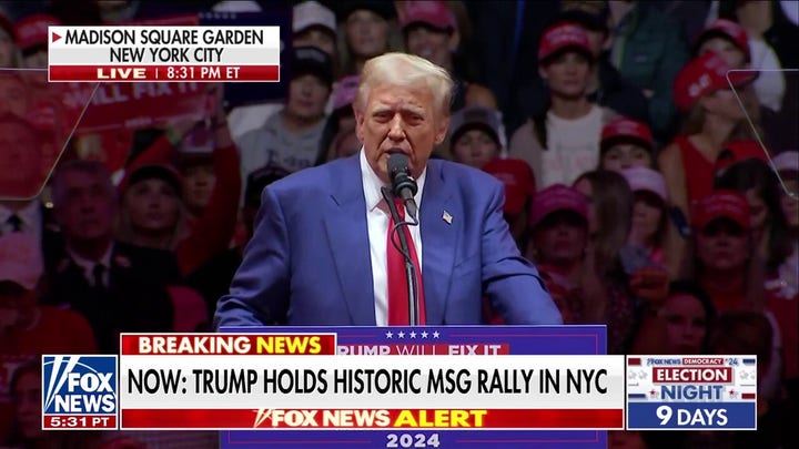  DEROY MURDOCK: I was at the Trump Madison Square Garden rally. MSNBC’s take is absolutely nuts