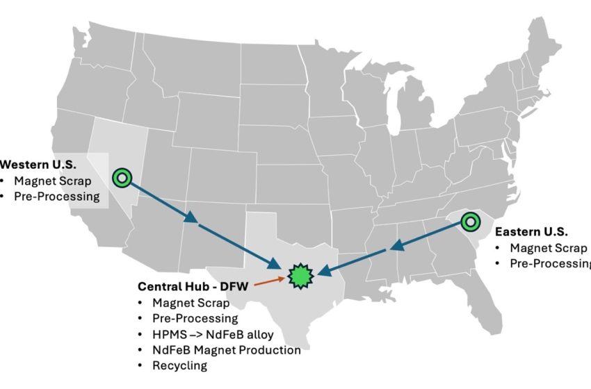  HyProMag USA Feasibility Study Demonstrates Robust Economics and the Opportunity to Develop a Major New, Domestic Source of Recycled Rare Earths Magnets for the United States