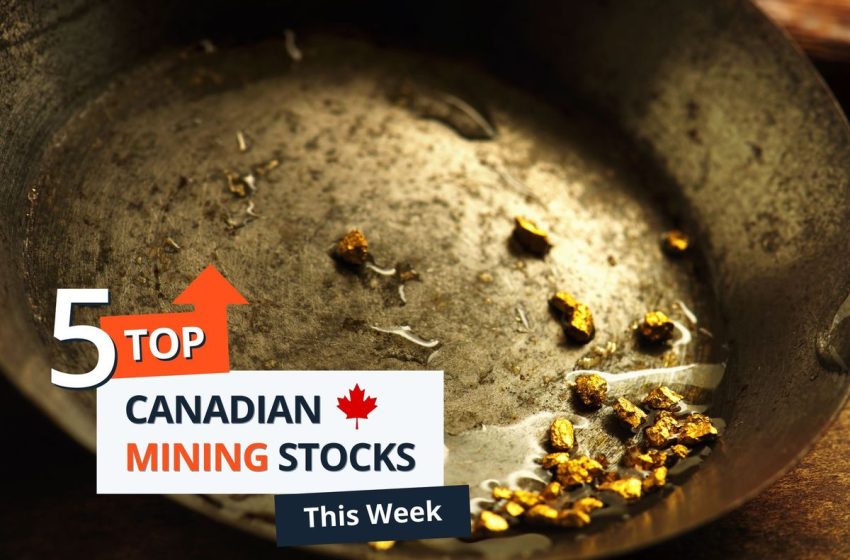  Top 5 Canadian Mining Stocks This Week: Omineca Jumps 67 Percent