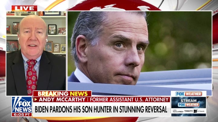  MIRANDA DEVINE: We always knew Biden would pardon Hunter. It’s fitting president would break another promise