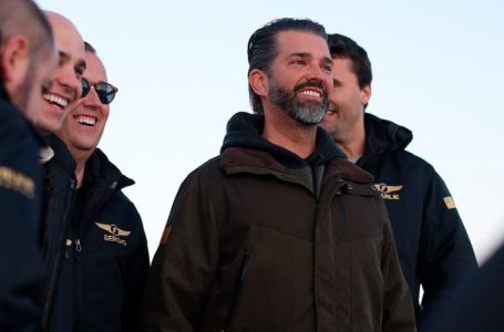 Donald Trump Jr arrives in Greenland as his father says Denmark ‘give it up’