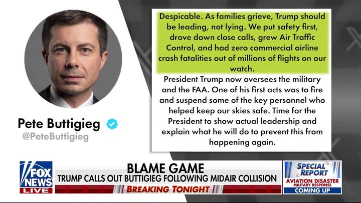  Duffy blasts Buttigieg, accusing Biden-era official of ‘mismanagement’: ‘Mayor Pete failed for four years…’