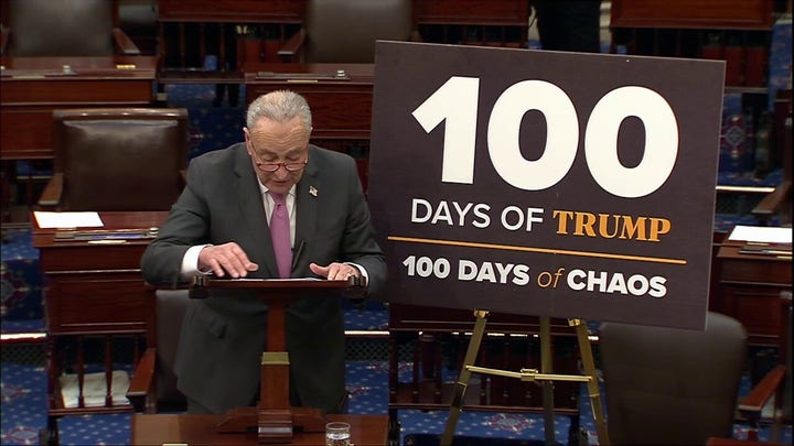 The ‘F-word’: Schumer says Trump’s first 100 days can be distilled to single utterance