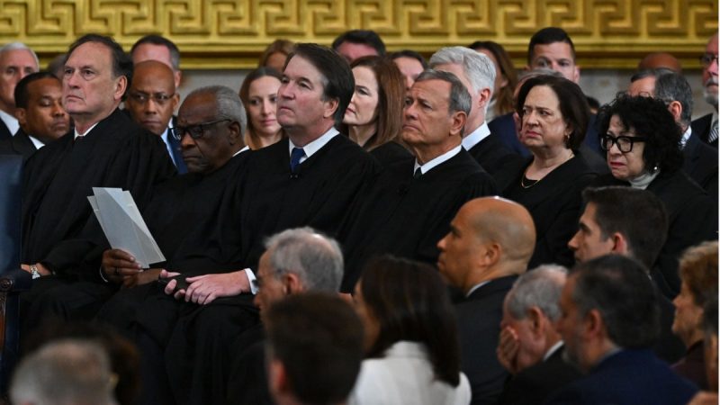 Trump-aligned group sues Chief Justice John Roberts in effort to restrict power of the courts