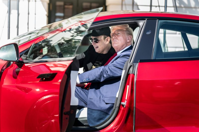 Tesla stock sinks as Musk and Trump ridicule each other