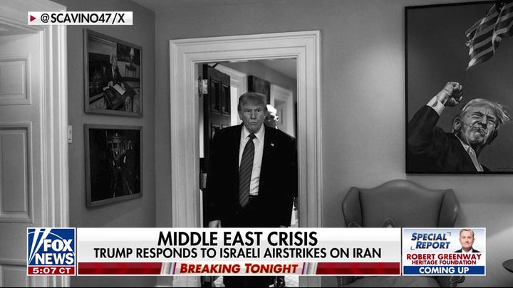 Trump says Israel and Iran ‘have to fight it out’ but believes deal is possible