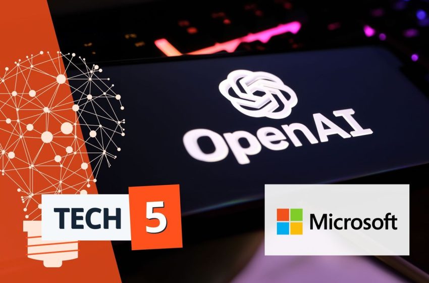 Tech 5: OpenAI/Microsoft Talks Get Tense, SoftBank Floats Arizona Robotics Hub