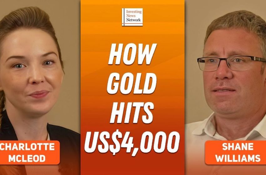 Gold to Hit US$4,000, Driver for Next Leg Up — West Red Lake’s Shane Williams