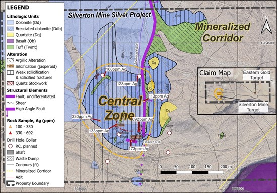 Silver Hammer Announces Receipt of Updated and Revised Drill Permit for Upcoming Silverton Project Exploration Program in Nevada