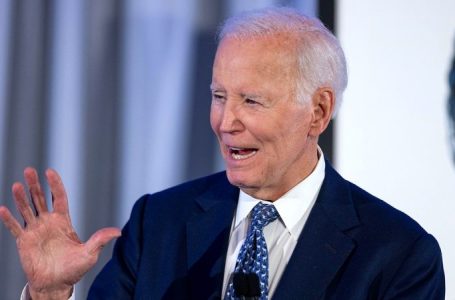 Biden claims nation facing ‘dark days’ as he accepts lifetime achievement award