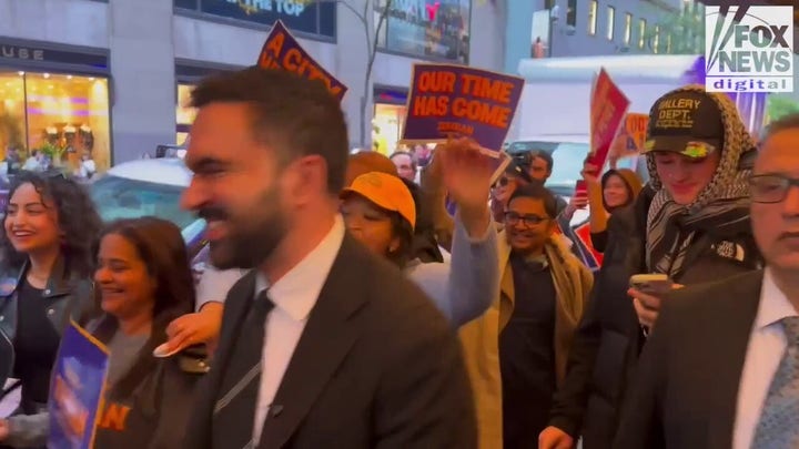 ‘Time for a change’: Outside 30 Rock, New Yorkers trade chants and arguments during tense mayoral showdown