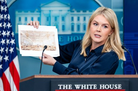 White House responds to reports Trump named new ballroom after himself