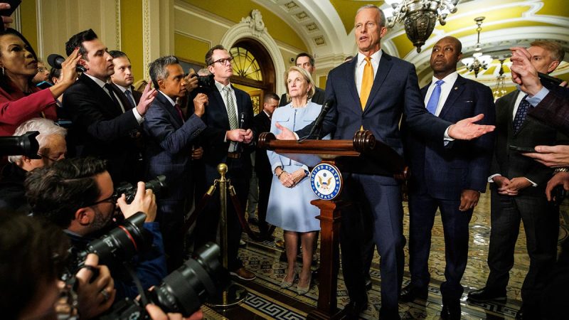  Senate Republicans plot longer-term funding bill as government shutdown continues