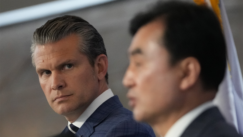  Hegseth applauds South Korea’s plan to take larger role in defense against North Korean aggression
